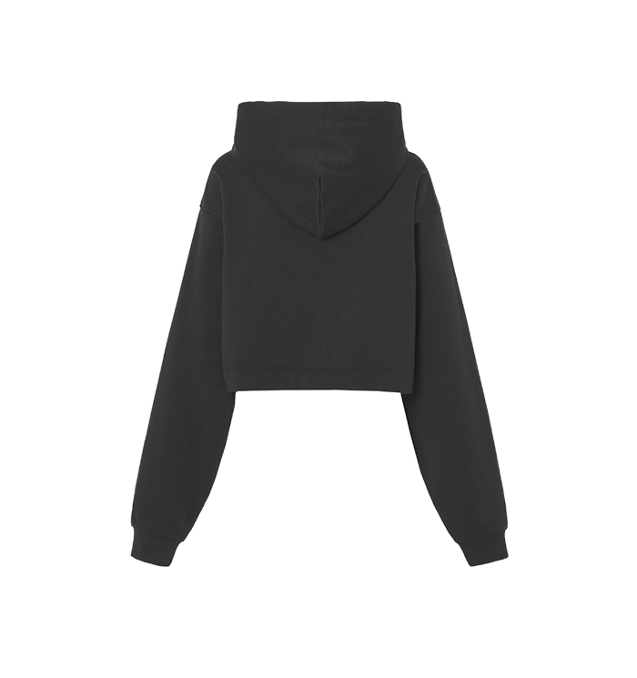 Sudadera corta oversize