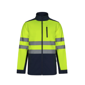 Cazadora soft shell bicolor
